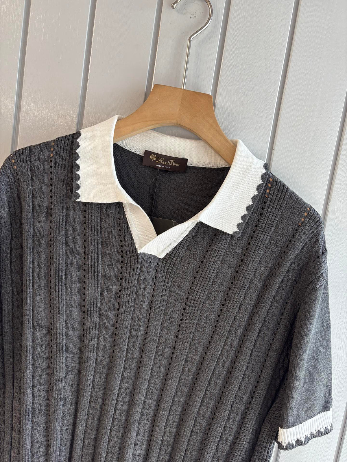 Loro 25fw jacquard t-shirt