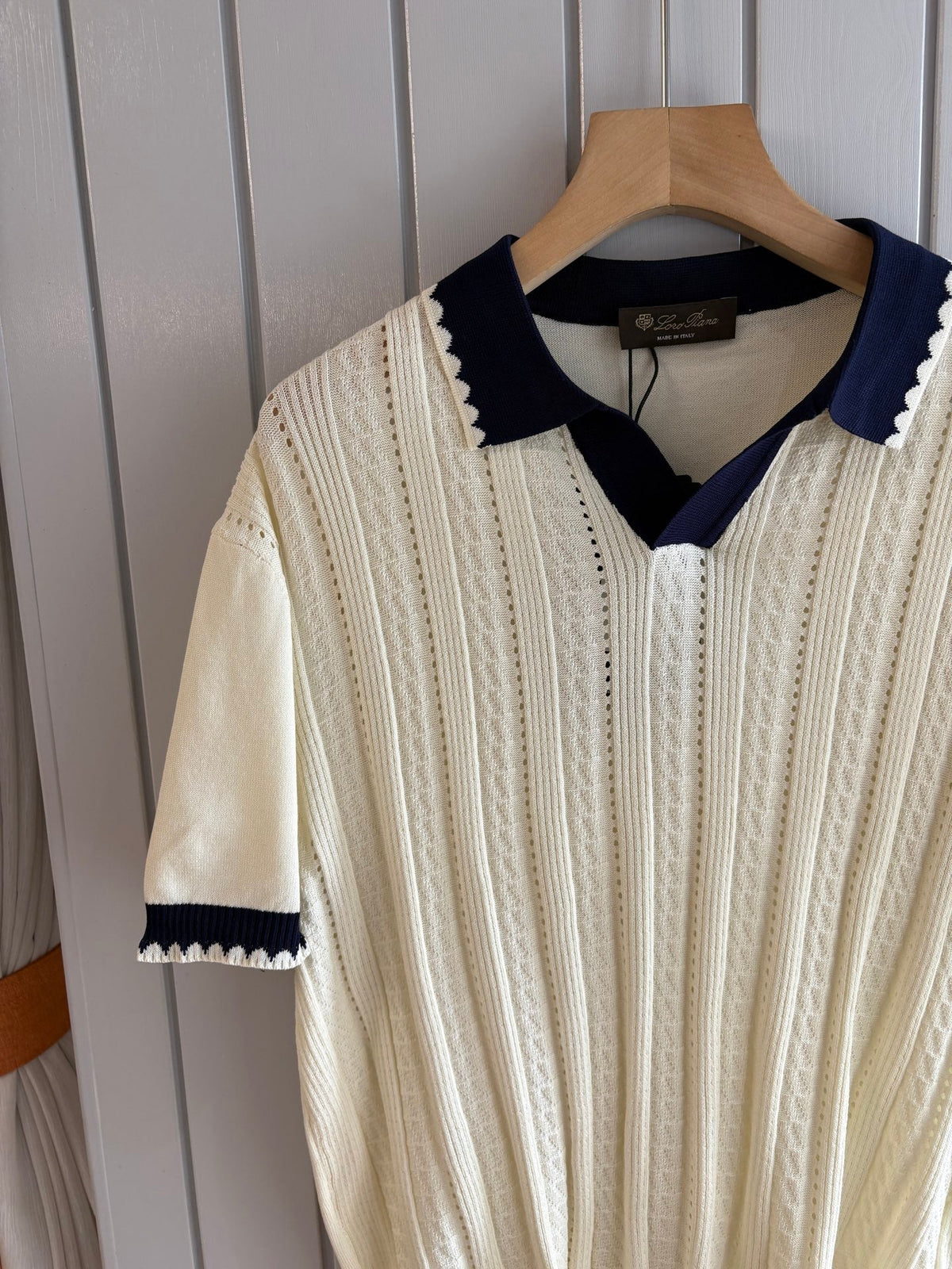 Loro 25fw jacquard t-shirt