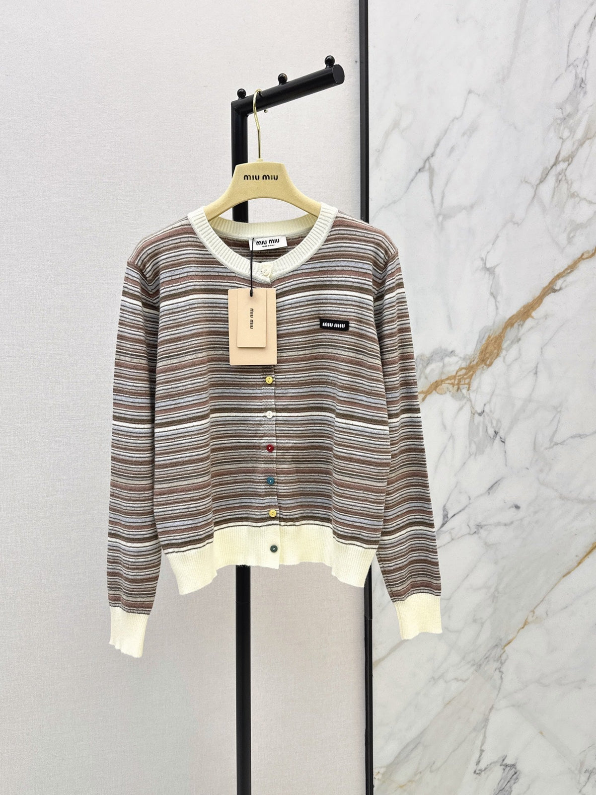 26FW New Striped Knit Cardigan 🤎