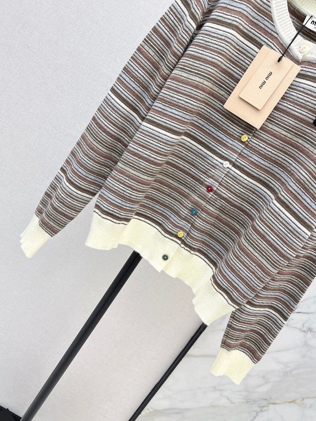 26FW New Striped Knit Cardigan 🤎