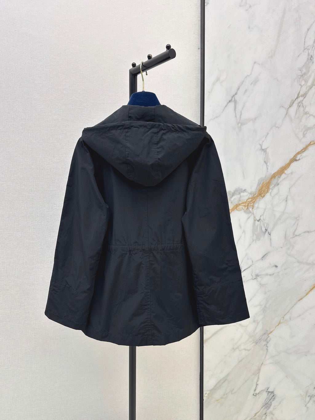 26FW New Hooded Trench Coat with Leather Tab Detail 🖤