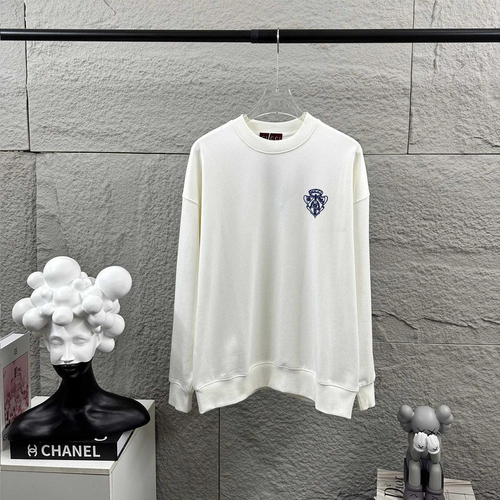 Early Autumn to Winter New Arrivals: Embroidered Long Sleeve Sweatshirt