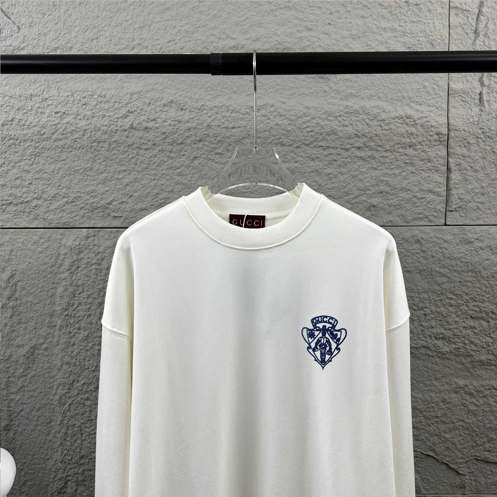 Early Autumn to Winter New Arrivals: Embroidered Long Sleeve Sweatshirt