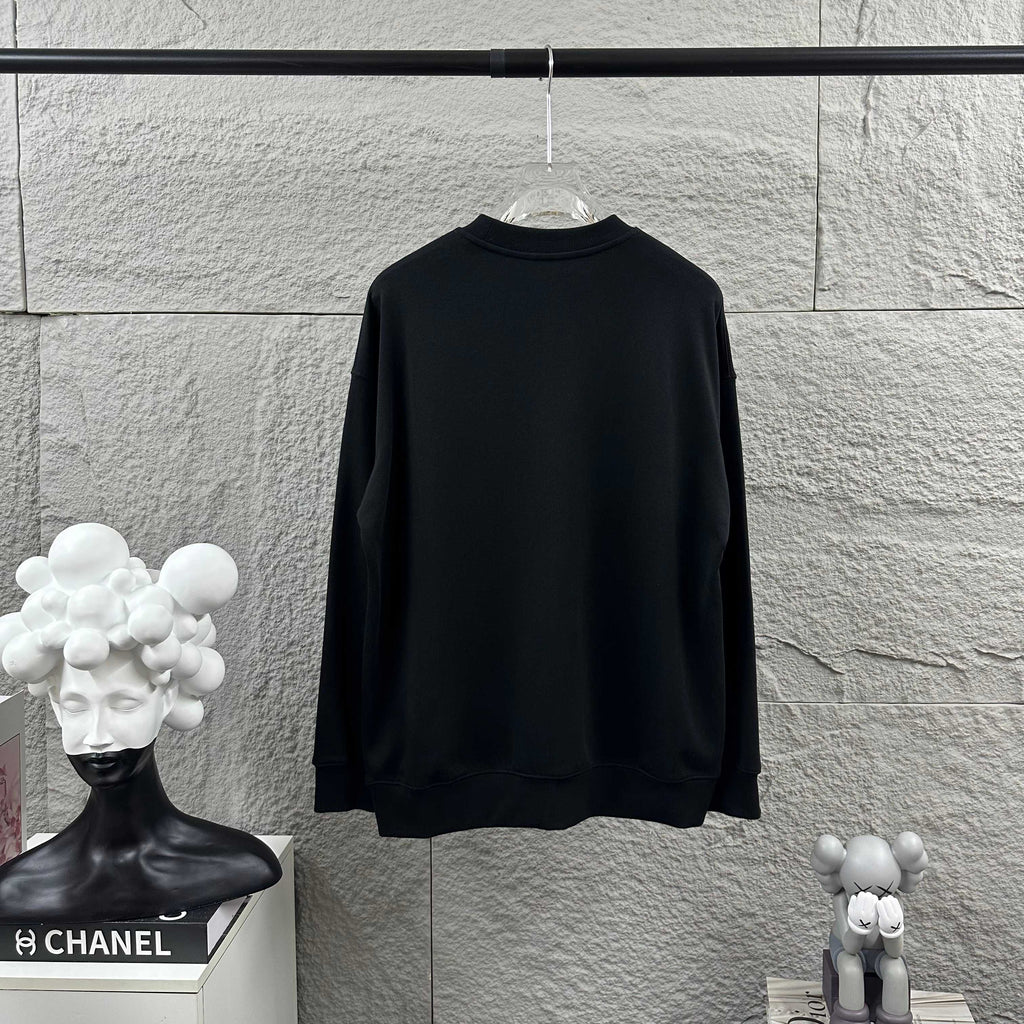 Early Autumn to Winter New Arrivals: Embroidered Long Sleeve Sweatshirt