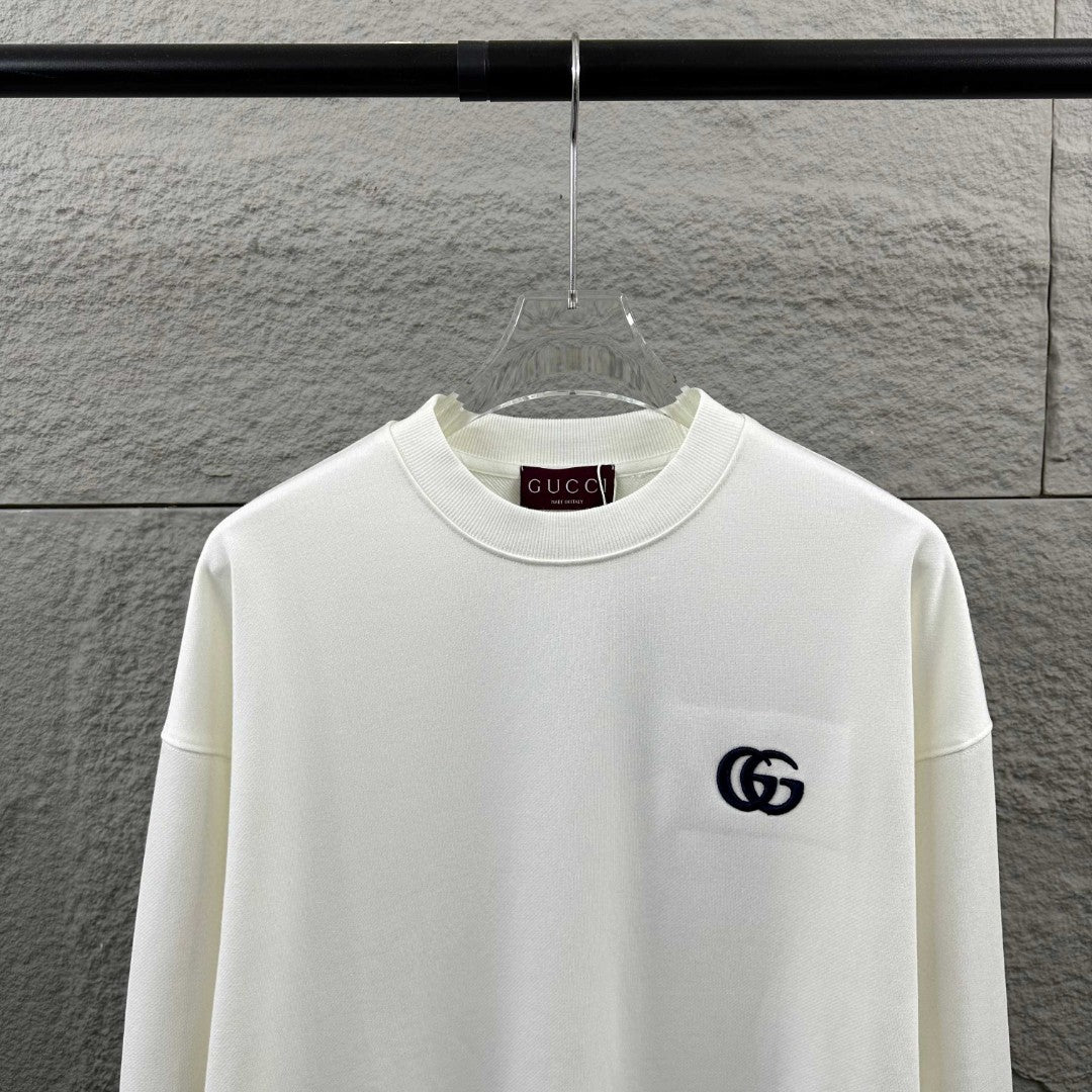 Early Autumn to Winter New Arrivals: Embroidered Long Sleeve Sweatshirt