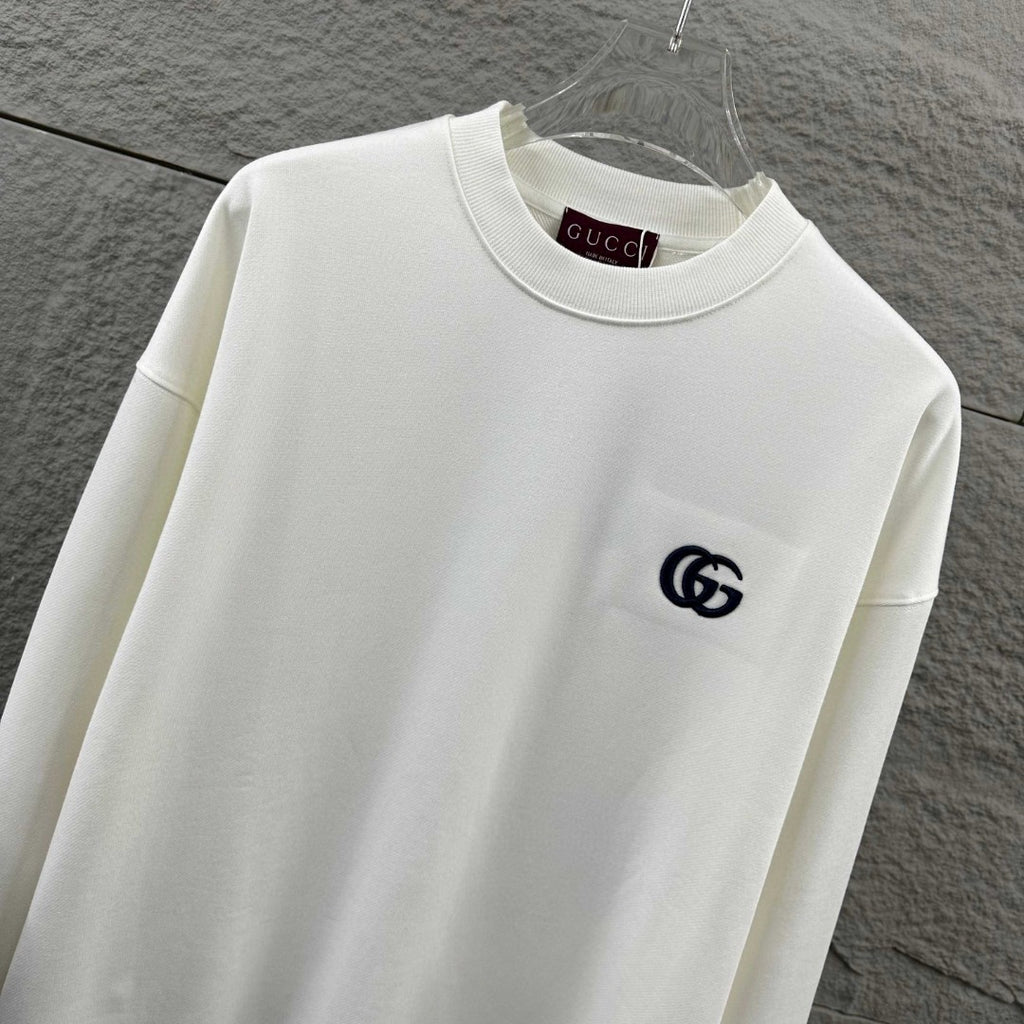 Early Autumn to Winter New Arrivals: Embroidered Long Sleeve Sweatshirt