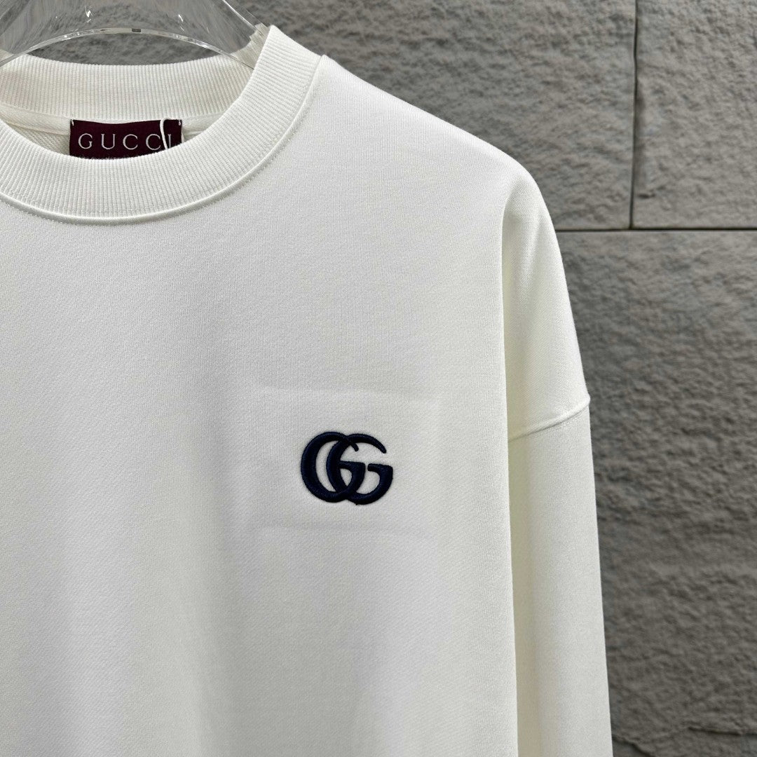Early Autumn to Winter New Arrivals: Embroidered Long Sleeve Sweatshirt