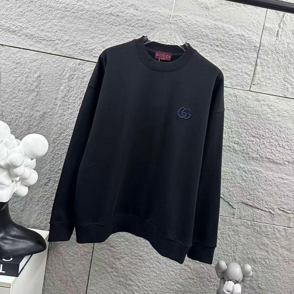 Early Autumn to Winter New Arrivals: Embroidered Long Sleeve Sweatshirt