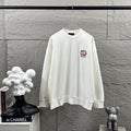 Early Autumn to Winter New Arrivals: Embroidered Long Sleeve Sweatshirt