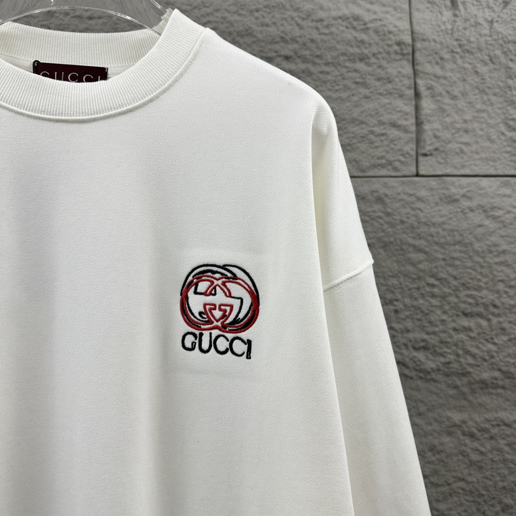 Early Autumn to Winter New Arrivals: Embroidered Long Sleeve Sweatshirt