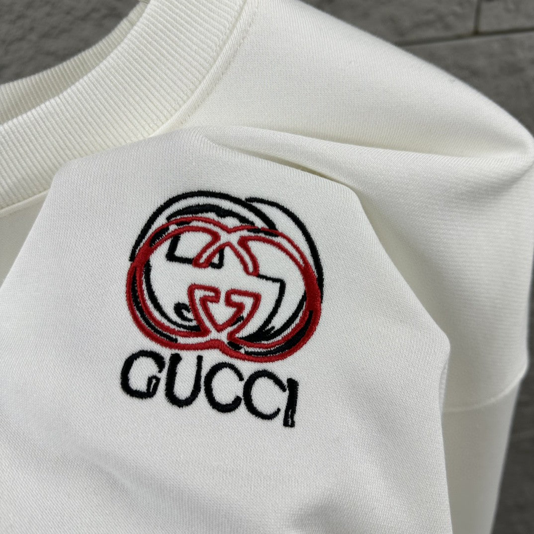 Early Autumn to Winter New Arrivals: Embroidered Long Sleeve Sweatshirt