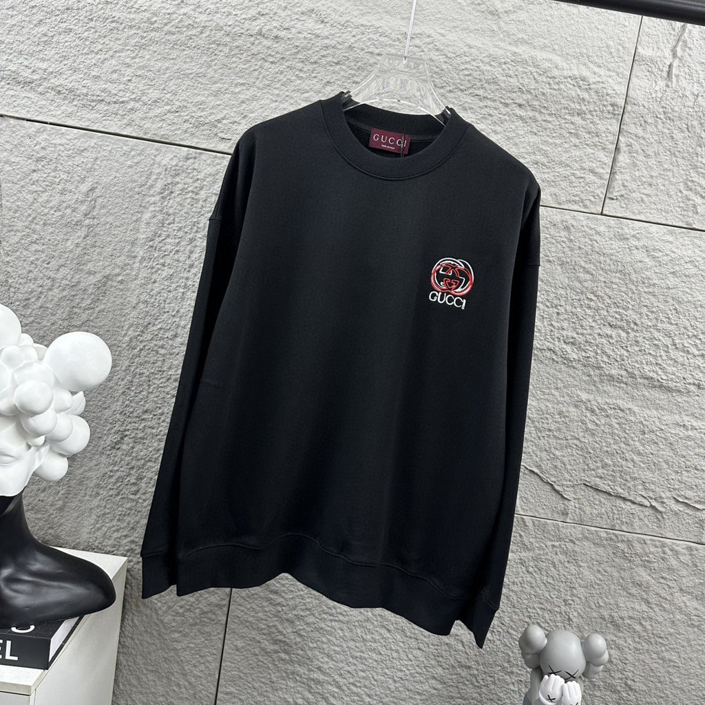 Early Autumn to Winter New Arrivals: Embroidered Long Sleeve Sweatshirt