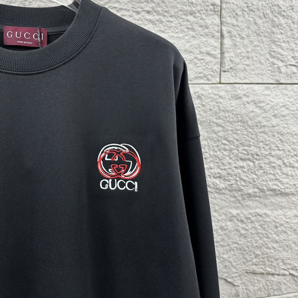 Early Autumn to Winter New Arrivals: Embroidered Long Sleeve Sweatshirt