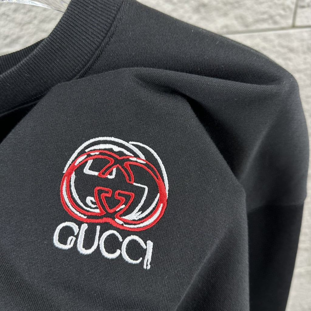 Early Autumn to Winter New Arrivals: Embroidered Long Sleeve Sweatshirt