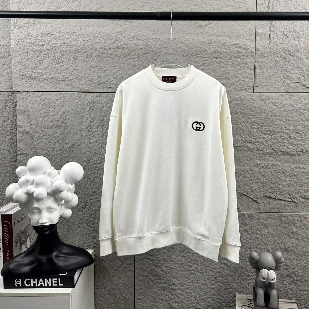 Early Autumn to Winter New Arrivals: Embroidered Long Sleeve Sweatshirt