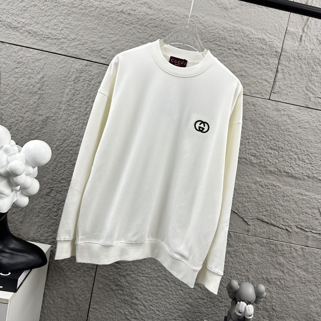 Early Autumn to Winter New Arrivals: Embroidered Long Sleeve Sweatshirt
