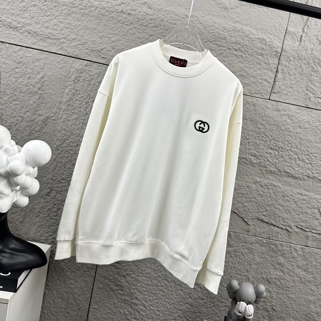 Early Autumn to Winter New Arrivals: Embroidered Long Sleeve Sweatshirt