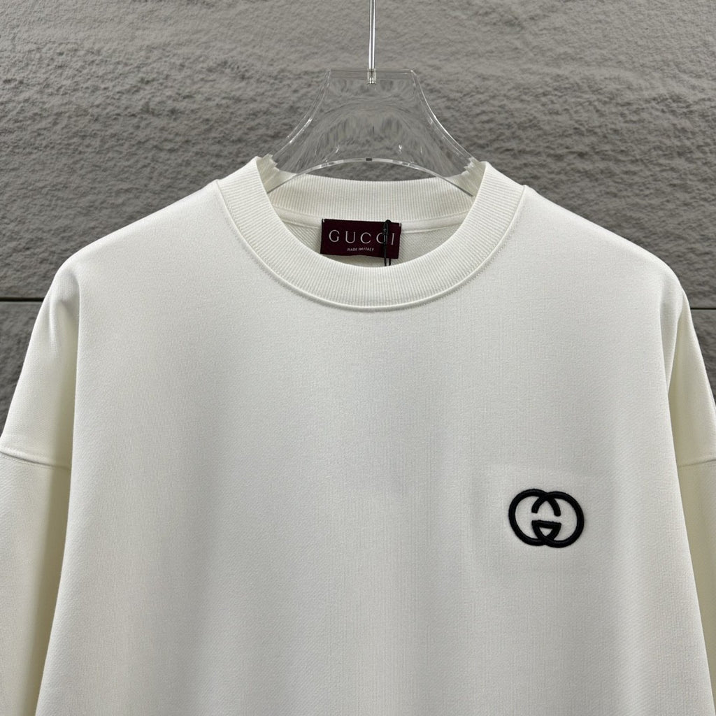 Early Autumn to Winter New Arrivals: Embroidered Long Sleeve Sweatshirt