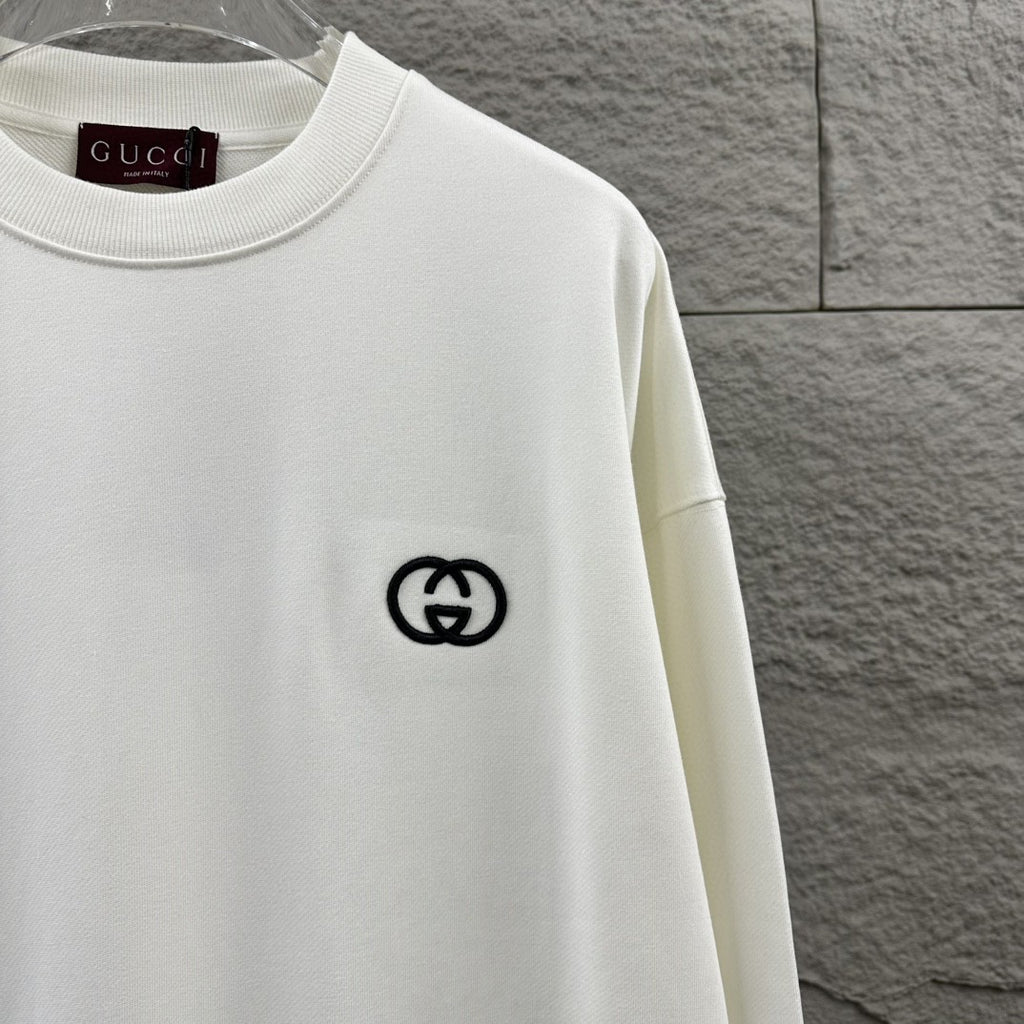 Early Autumn to Winter New Arrivals: Embroidered Long Sleeve Sweatshirt