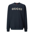 Embroidered logo hoodie with letters