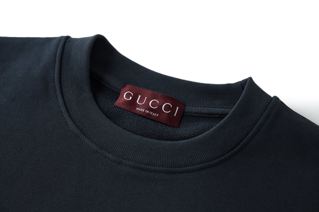 Embroidered logo hoodie with letters