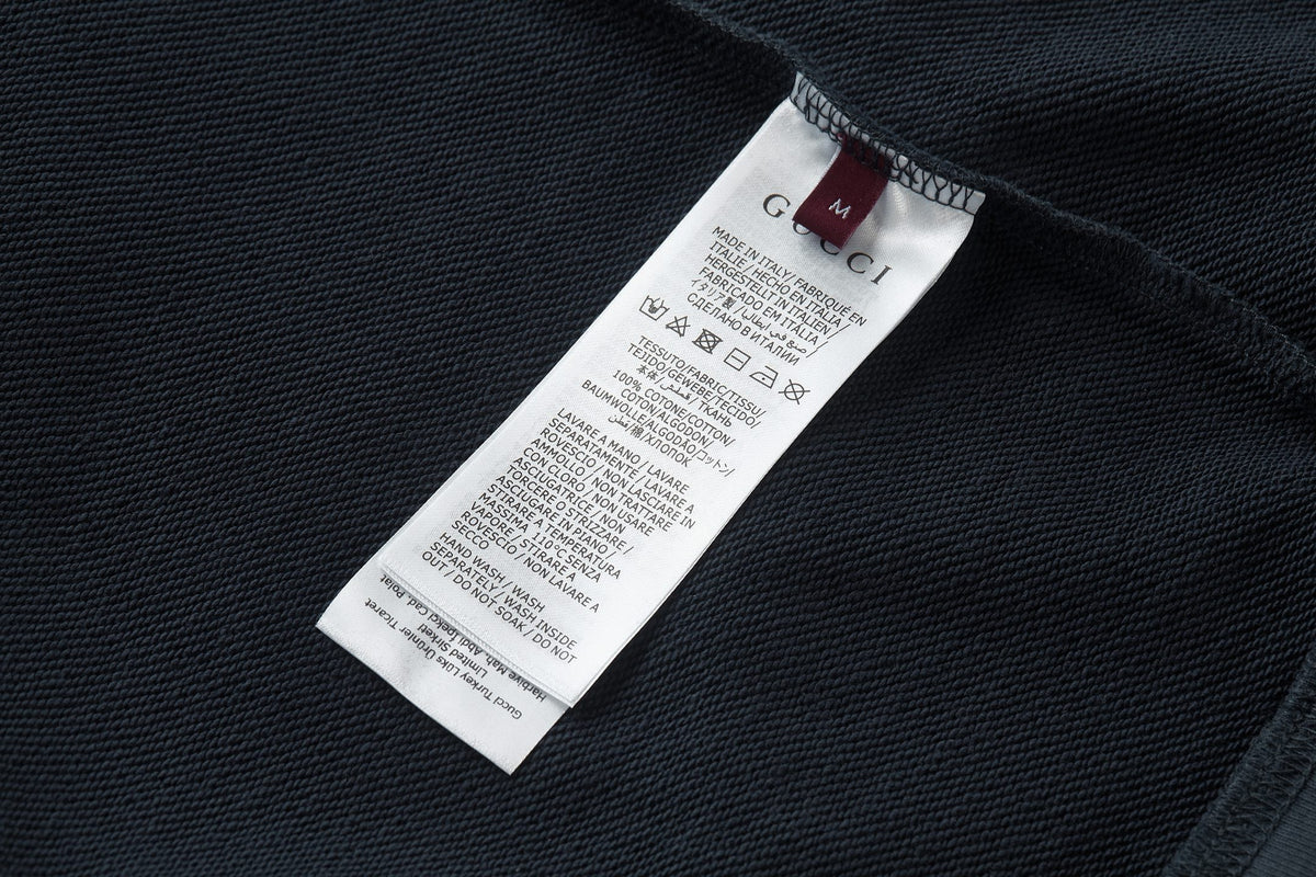 Embroidered logo hoodie with letters
