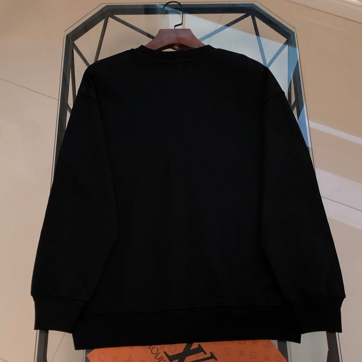 New autumn and winter classic printed logo round neck hoodie