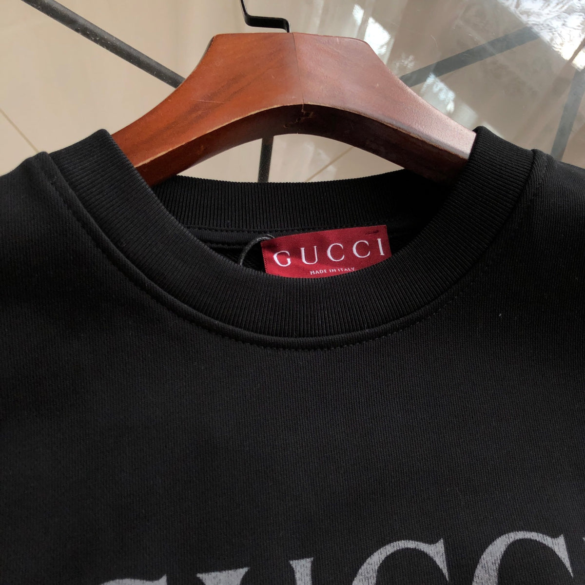 New autumn and winter classic printed logo round neck hoodie