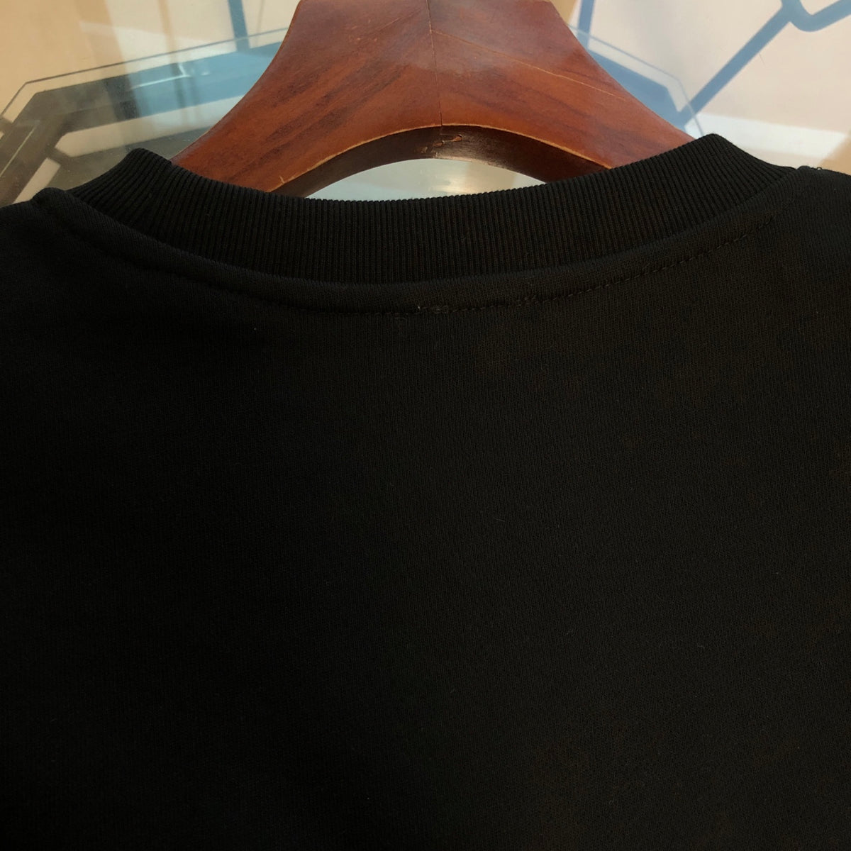 New autumn and winter classic printed logo round neck hoodie