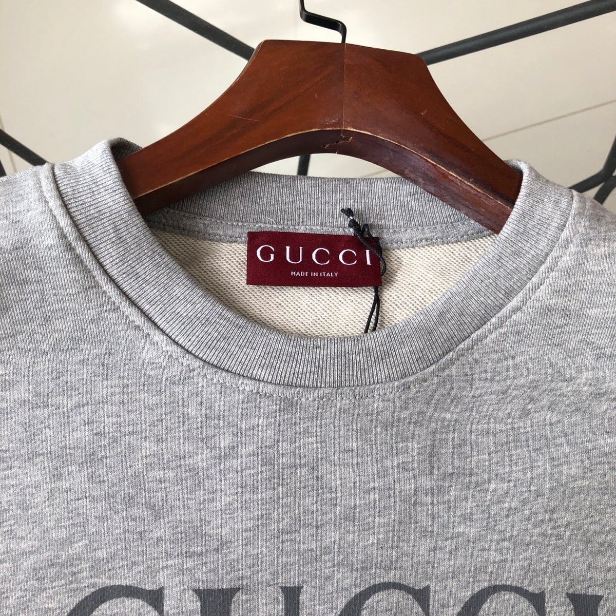 New autumn and winter classic printed logo round neck hoodie