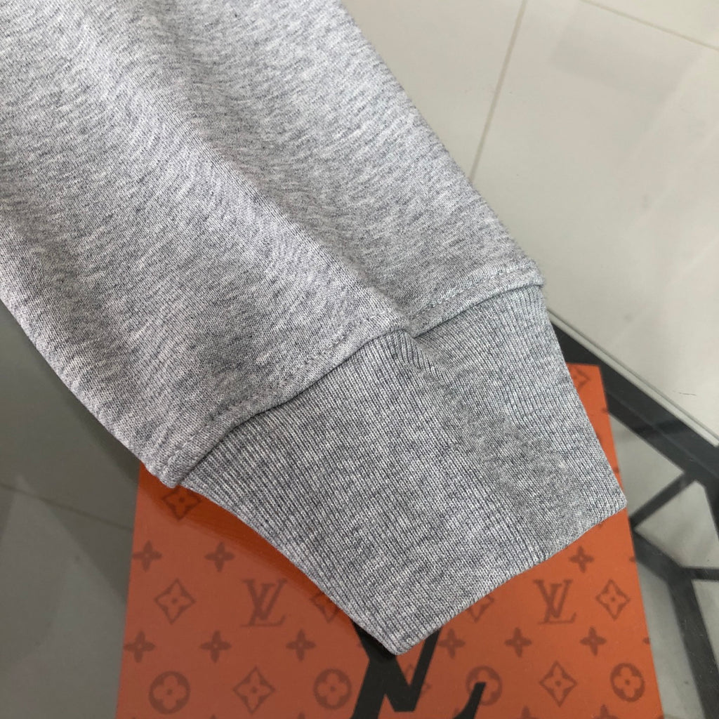 New autumn and winter classic printed logo round neck hoodie