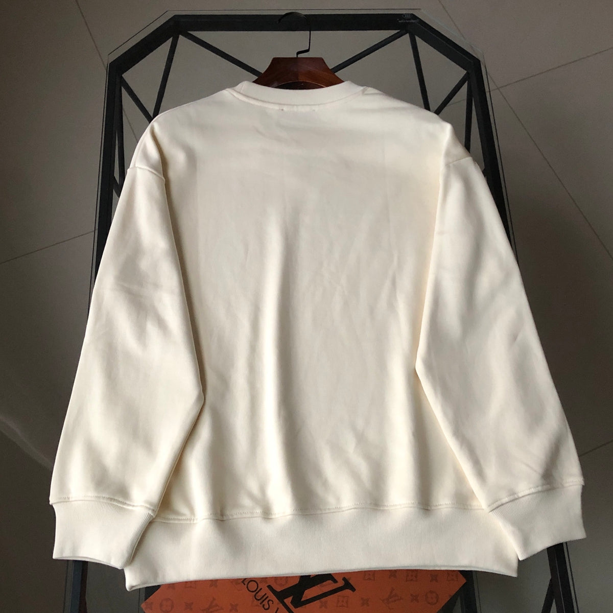 New autumn and winter classic printed logo round neck hoodie