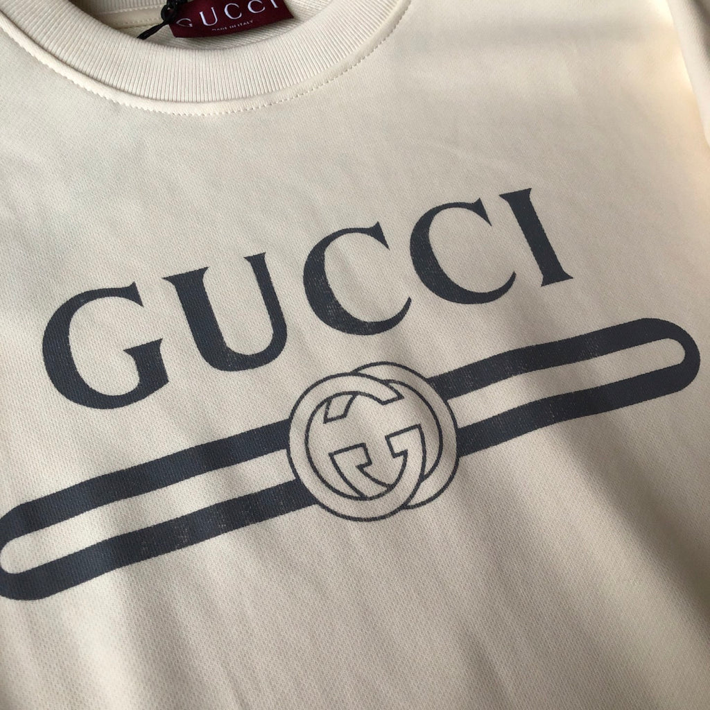 New autumn and winter classic printed logo round neck hoodie