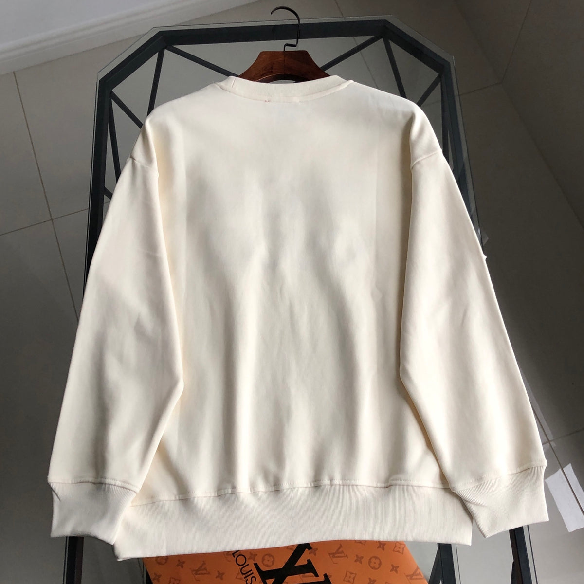 New autumn and winter classic embroidered logo round neck hoodie