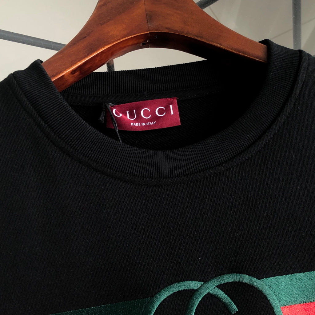 New autumn and winter classic embroidered logo round neck hoodie