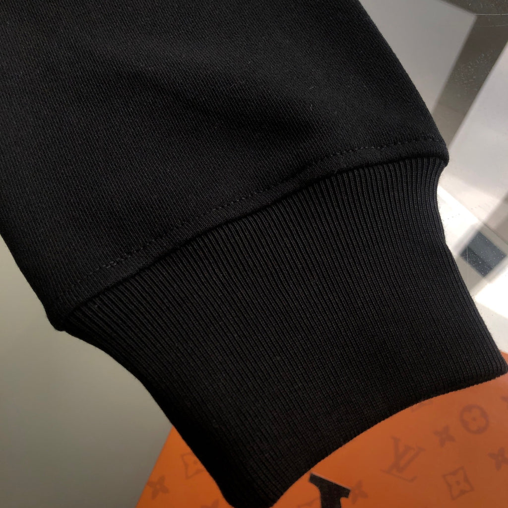 New autumn and winter classic embroidered logo round neck hoodie