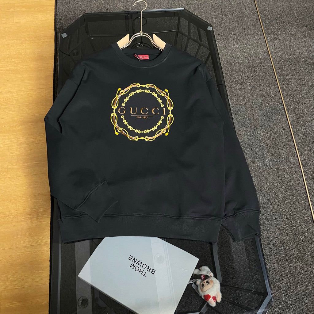 Round neck pure cotton hoodie