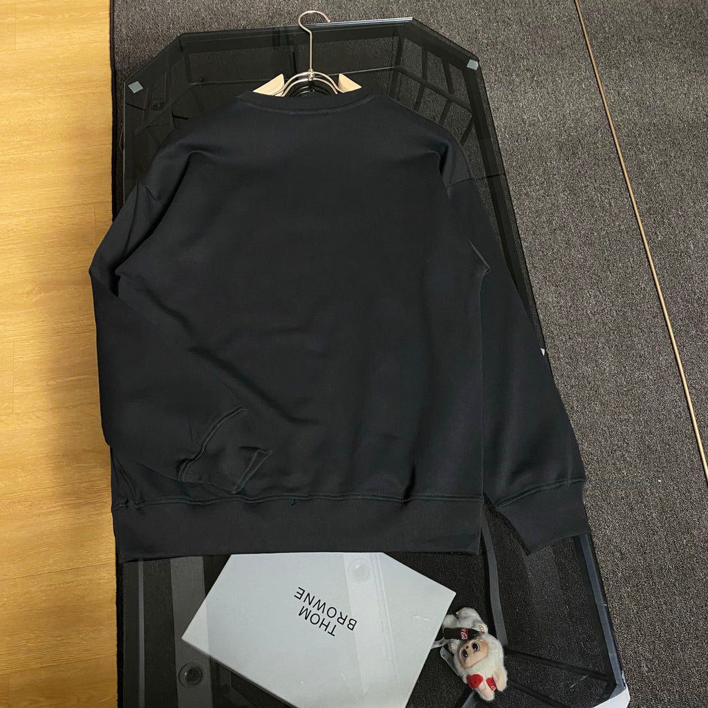 Round neck pure cotton hoodie
