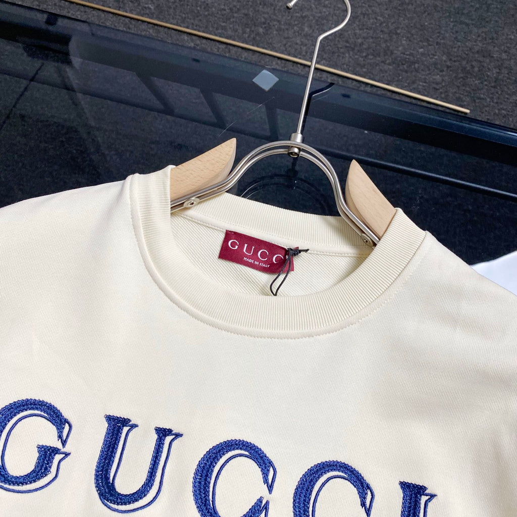 Classic Brand Double Shadow Letter Embroidered Hoodie
