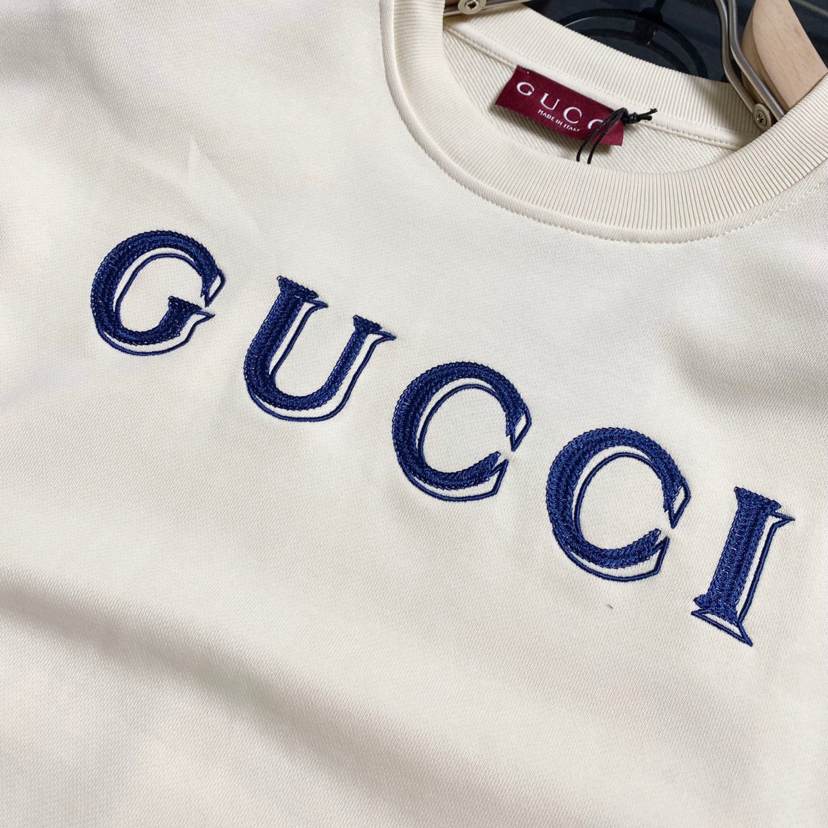 Classic Brand Double Shadow Letter Embroidered Hoodie