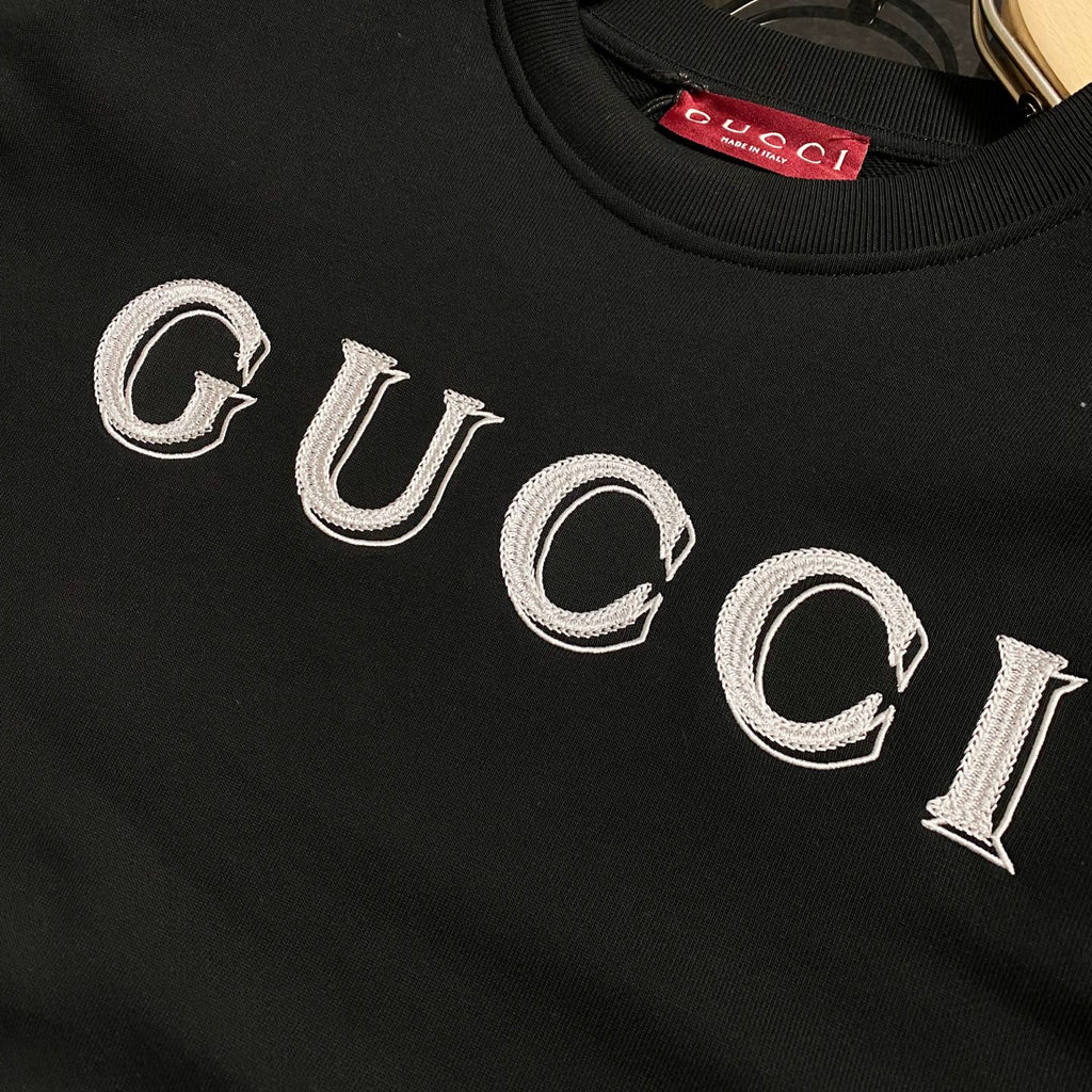 Classic Brand Double Shadow Letter Embroidered Hoodie