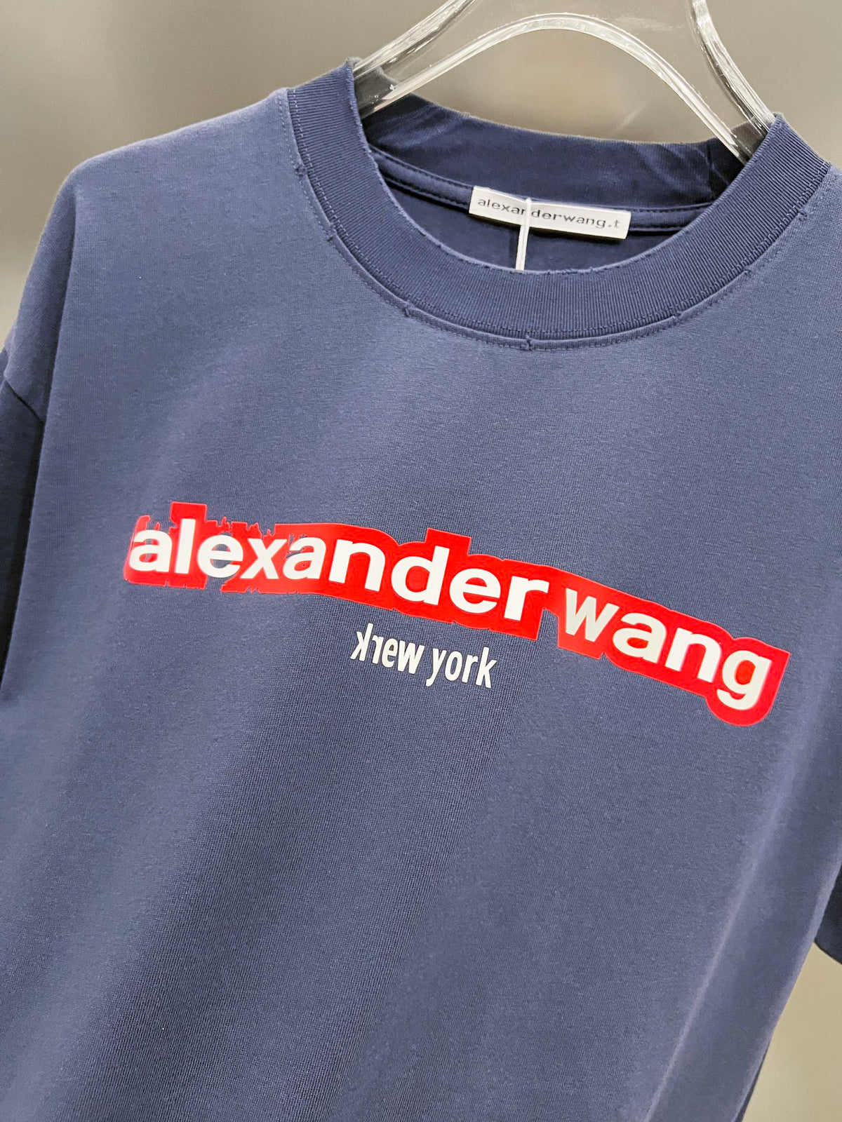 Classic letter three-dimensional embroidery and patchwork technique for short sleeves