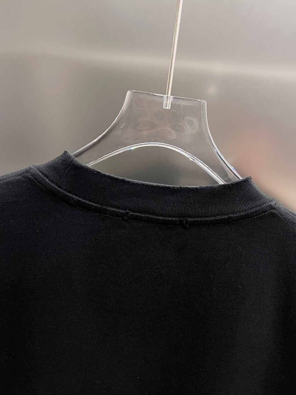 Classic letter three-dimensional embroidery and patchwork technique for short sleeves