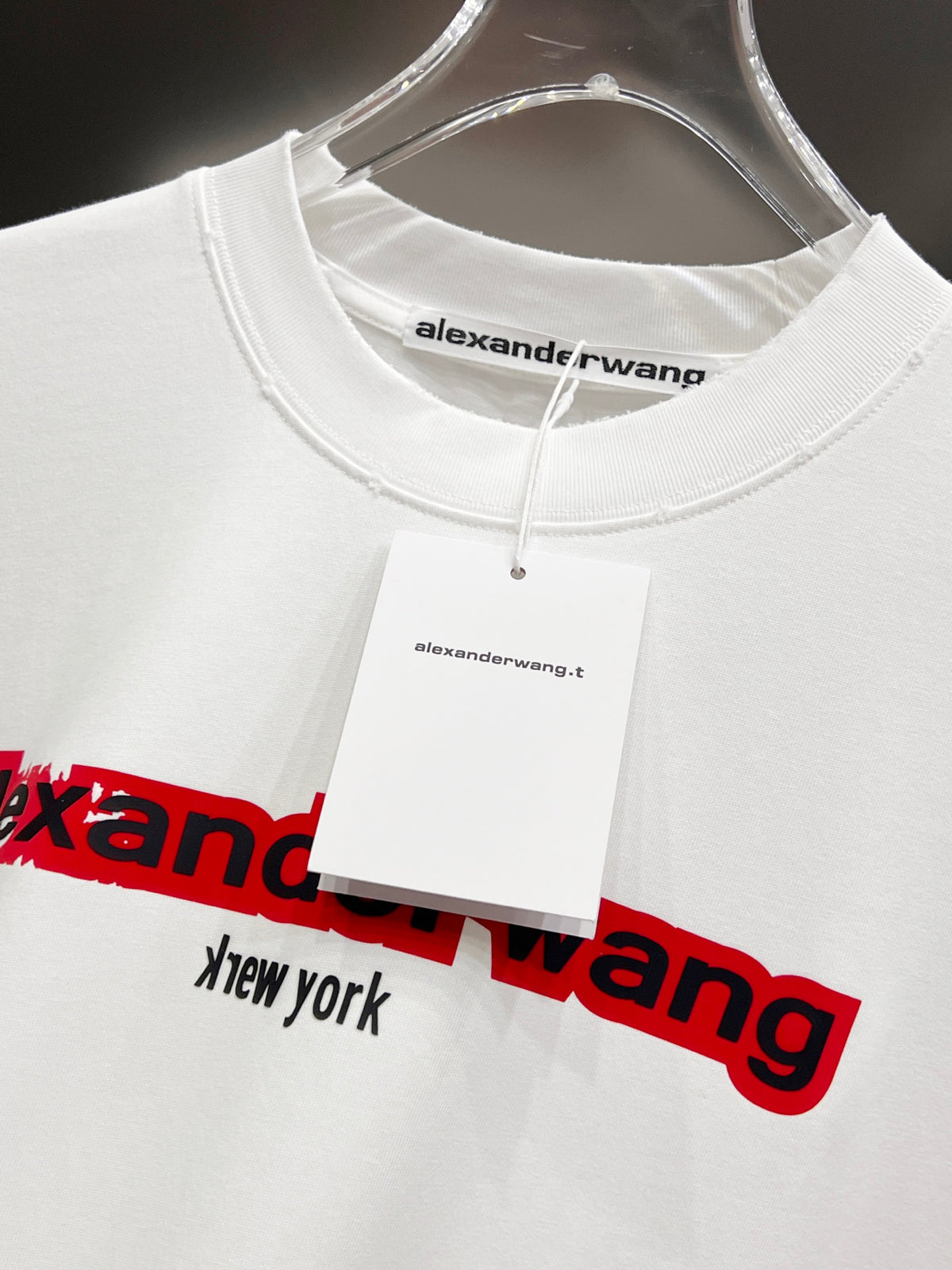 Classic letter three-dimensional embroidery and patchwork technique for short sleeves