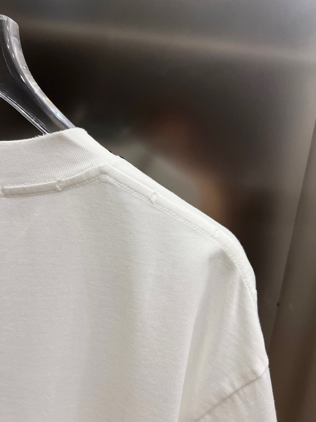Wear and tear water washing short sleeves, round neck short sleeves
