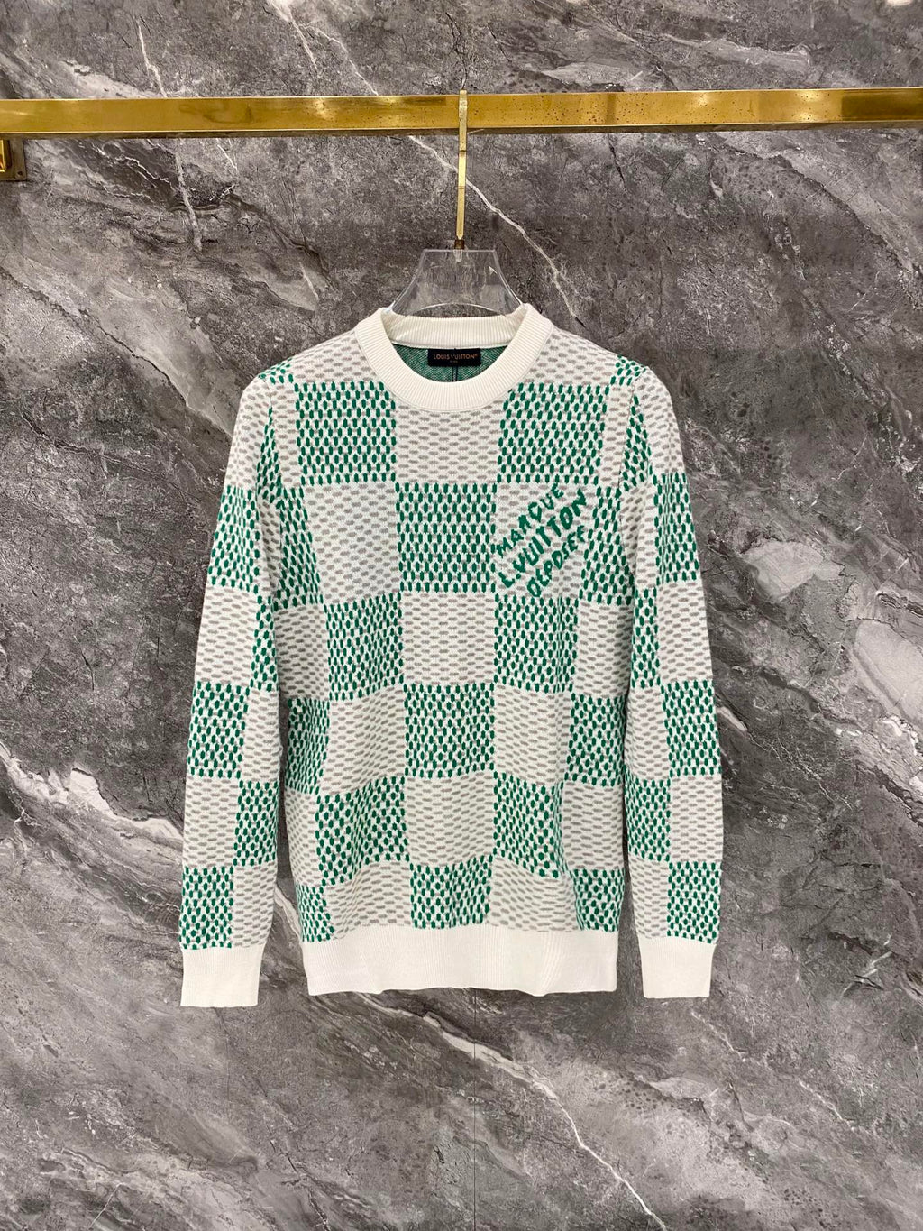 26 Autumn/Winter New Checkered Woolen Sweater