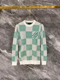 26 Autumn/Winter New Checkered Woolen Sweater
