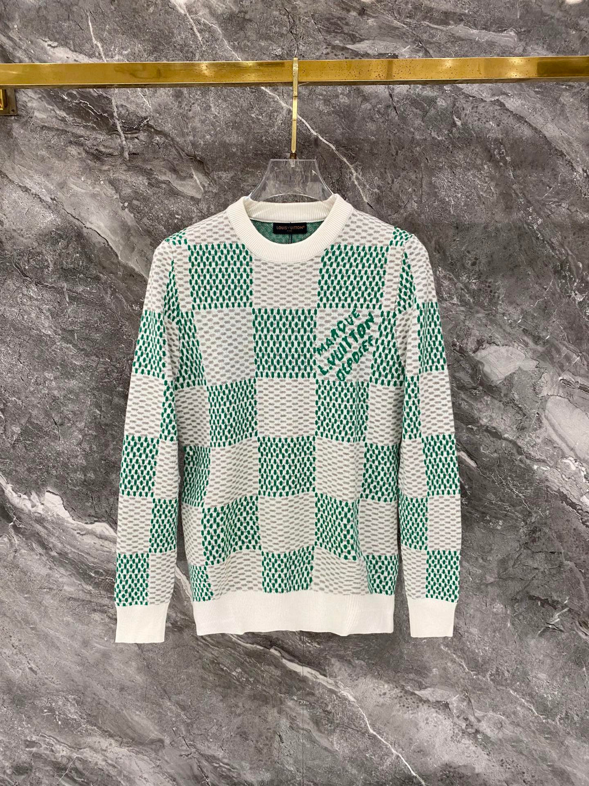 26 Autumn/Winter New Checkered Woolen Sweater