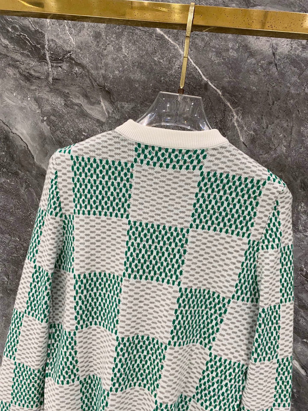 26 Autumn/Winter New Checkered Woolen Sweater