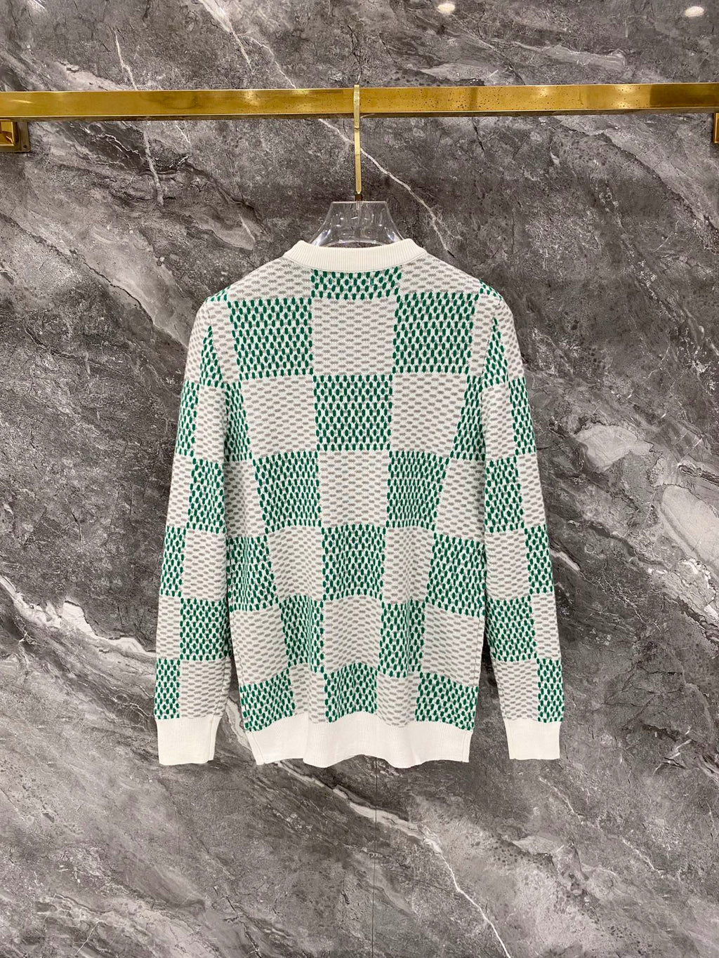 26 Autumn/Winter New Checkered Woolen Sweater